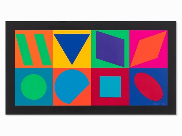 Vasarely Victor | Untitled (1966) | Mutualart avec Vasarely Oeuvres Connues