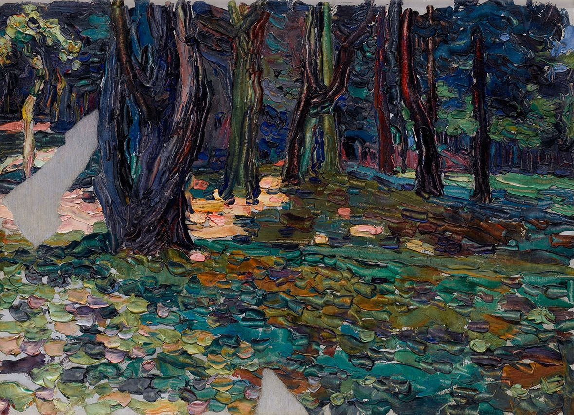 Vassily Kandinsky (1866-1944) - Park Von Saint-Cloud, 1906 encequiconcerne Dessin De Kandinsky