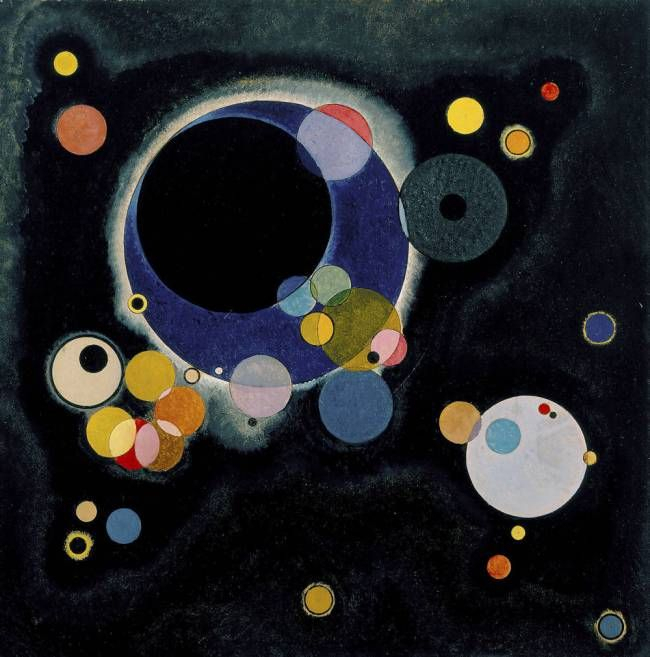 Vassily Kandinsky, Esquisse Des Sept Cercles, 1926 | Art dedans Dessin De Kandinsky