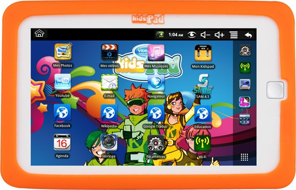 Videojet Kidspad : Tablette Android 2.2 De 7 Pouces Pour destiné Tablette Bebe 2 Ans