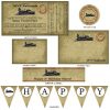 Vintage Train Ticket Party Package By Nounces On Etsy concernant Invitation Anniversaire Train