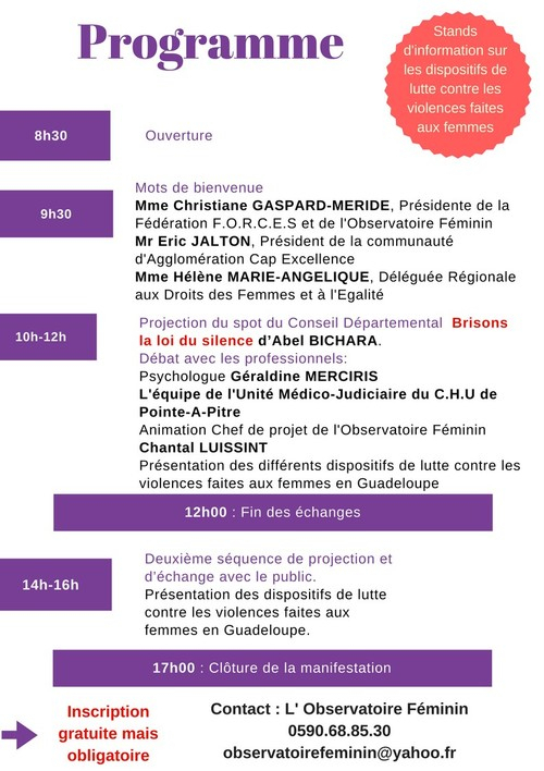 Violences Faites Aux Femmes - Corevih Guadeloupe-Stmartin intérieur Invitation Congres Medical Gratuit 2017