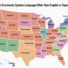 Vivre L'International: Les États-Unis Et Les Langues serapportantà Carte Des Etats Unis À Imprimer