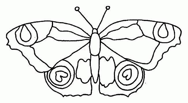 Vol De Papillon - Coloriages De Papillons - Page 14 encequiconcerne Coloriage De Papillon Sur Une Fleur