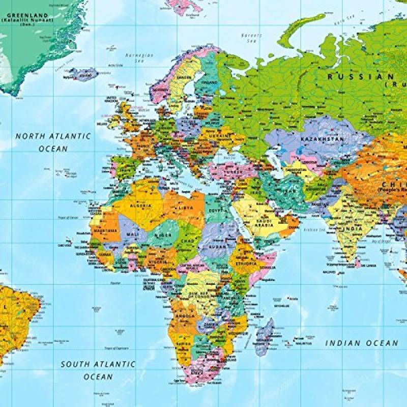Votre Comparatif De : Carte Du Monde Grand Format Pour tout Carte Du Monde Avec Capitales Et Pays
