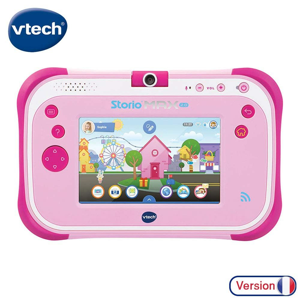Vtech - Storio Max 2.0 Rose - Tablette Pour Enfant 3 Ans À tout Tablette Voiture Enfant