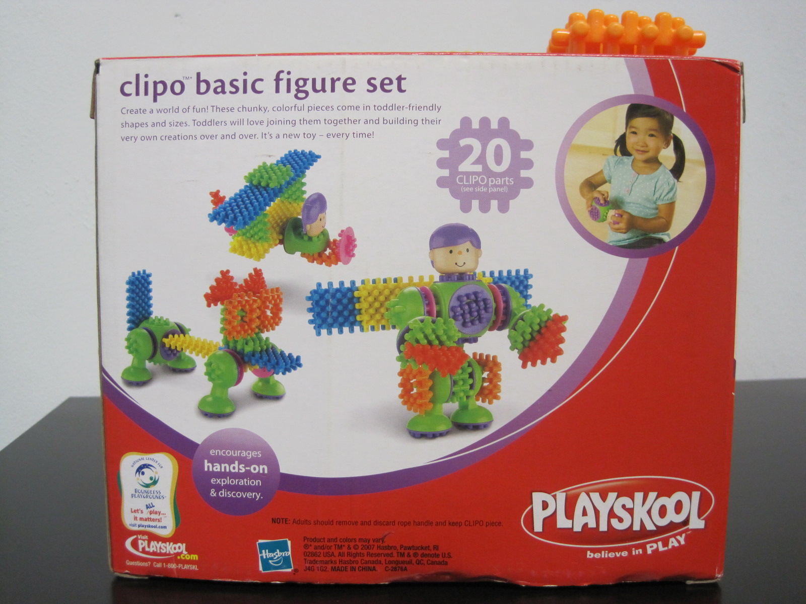 Welcome To Ladybirdshop: Playskool Clipo Basic Figure Set dedans Baril Clipo 50 Pièces Playskool