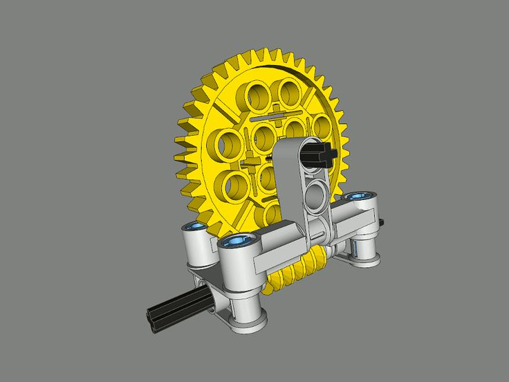 Worm Gear Casings | Engrenages Lego, Lego Nxt, Lego tout Engrenage Lego