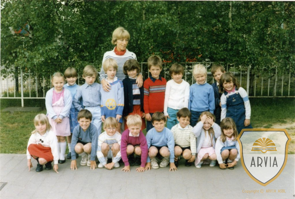 Xhendelesse - 1985-86 - Classe De L&amp;#039;École Maternelle à L École Maternelle De Moustache