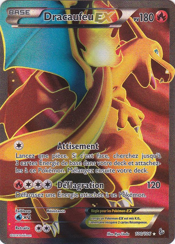 Xy2_100/106 Dracaufeu-Ex concernant Coloriage Carte Pokemon Ex