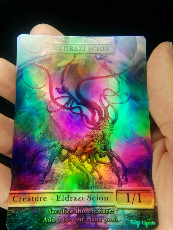 1X Eldrazi Spawn *Foil Laminated* Custom Altered Token Mtg dedans Eldrazi Spawn