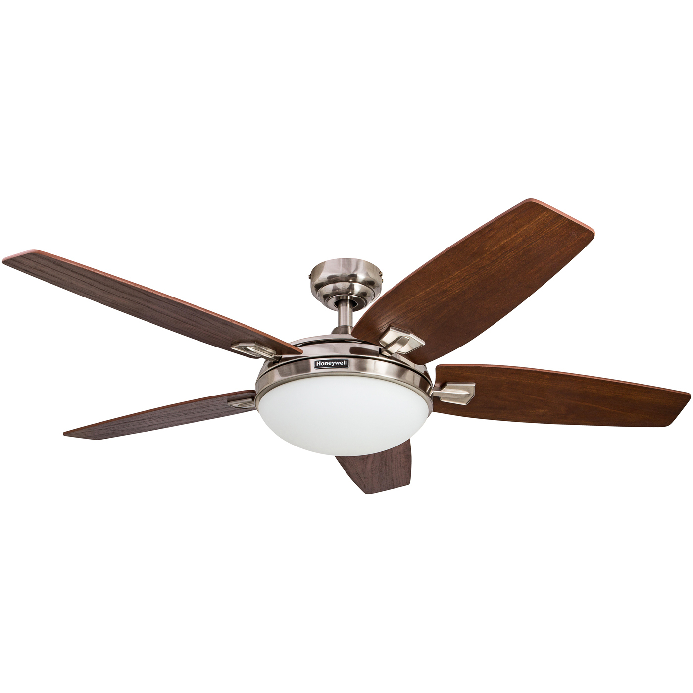 48&amp;quot; Honeywell Carmel Brushed Nickel Ceiling Fan With destiné Honeywell Fan Walmart