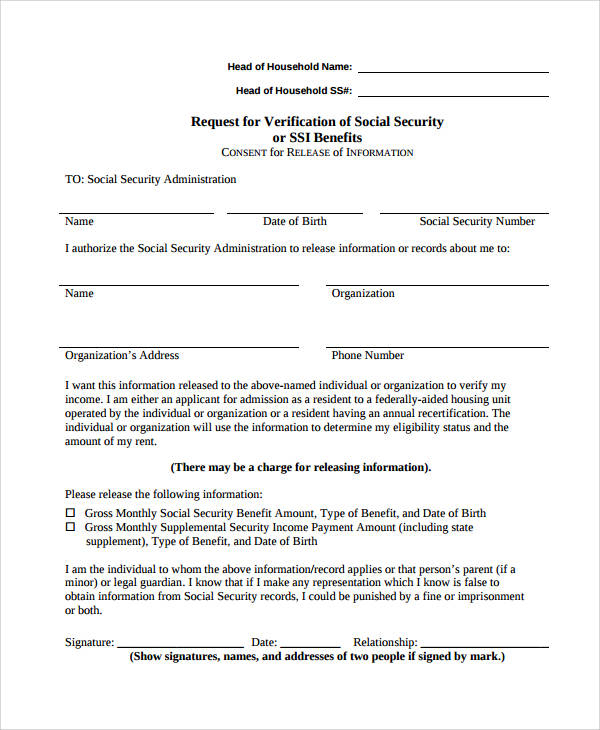 50+ Social Security Benefit Verification Letter Sample à Nvc Expedite Request 2021