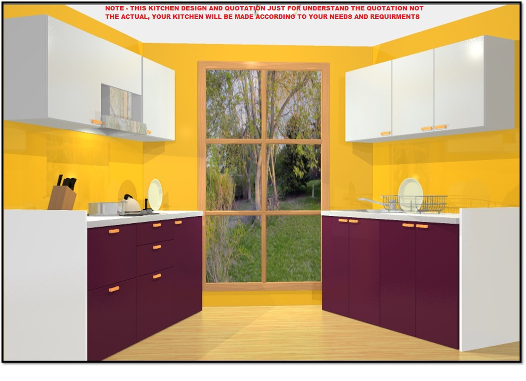 6 X 5- 72% Off Parallel Modular Kitchen In Marine Plywood concernant Semi Modular Kitchen Price