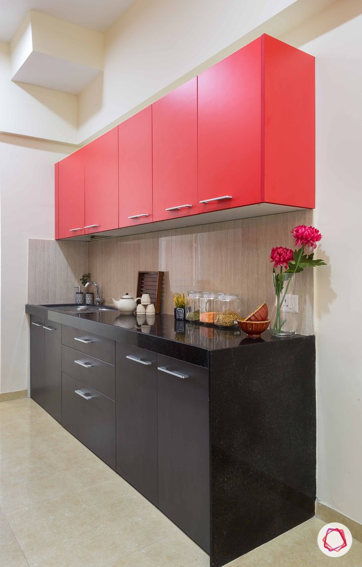 93 Best Modular Kitchens Images On Pinterest serapportantà Red Modular Kitchen