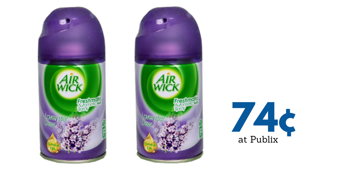 Air Wick Freshmatic Refills, 74¢ At Publix :: Southern Savers pour Air Wick Refills
