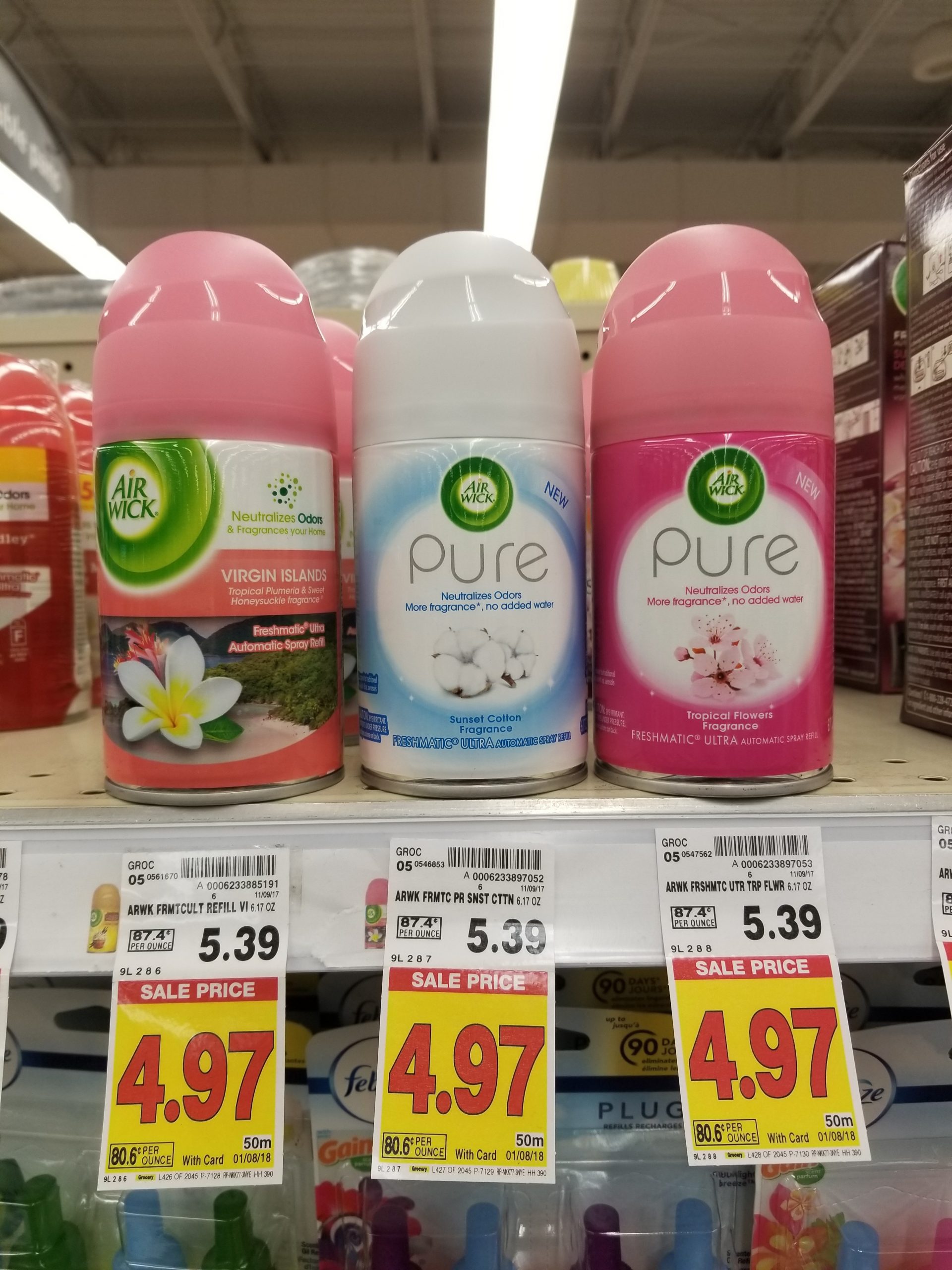 Air Wick Freshmatic Refills Just $2.97 - Kroger Couponing tout Air Wick Refills