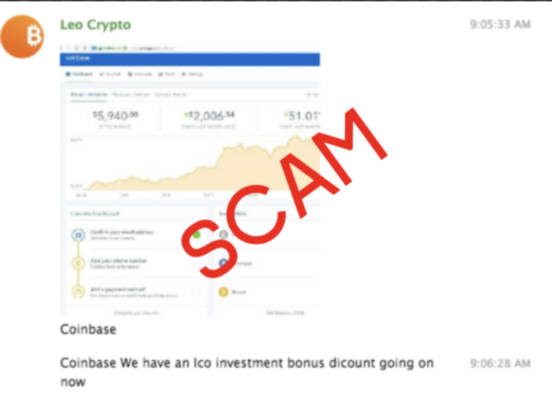 Anatomy Of A Telegram Scam. Learn More About How Coinbase pour 888-908-7930