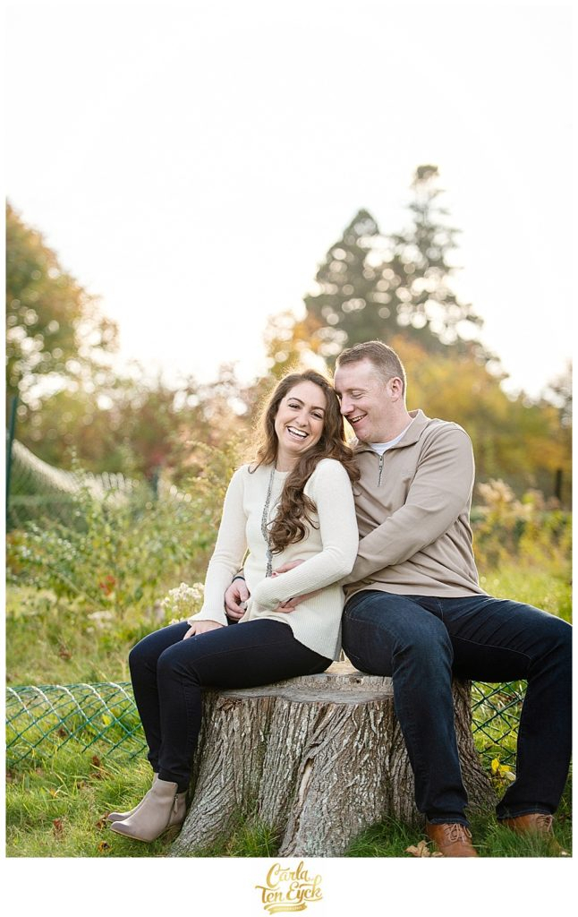 Autumn Engagement Harkness Park Waterford Ct - Carla Ten Eyck tout Classes In Ten Eyck Park