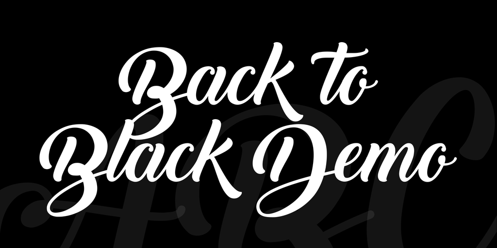 Back To Black Demo Font · 1001 Fonts | Back To Black, 1001 encequiconcerne 1001 Fonts