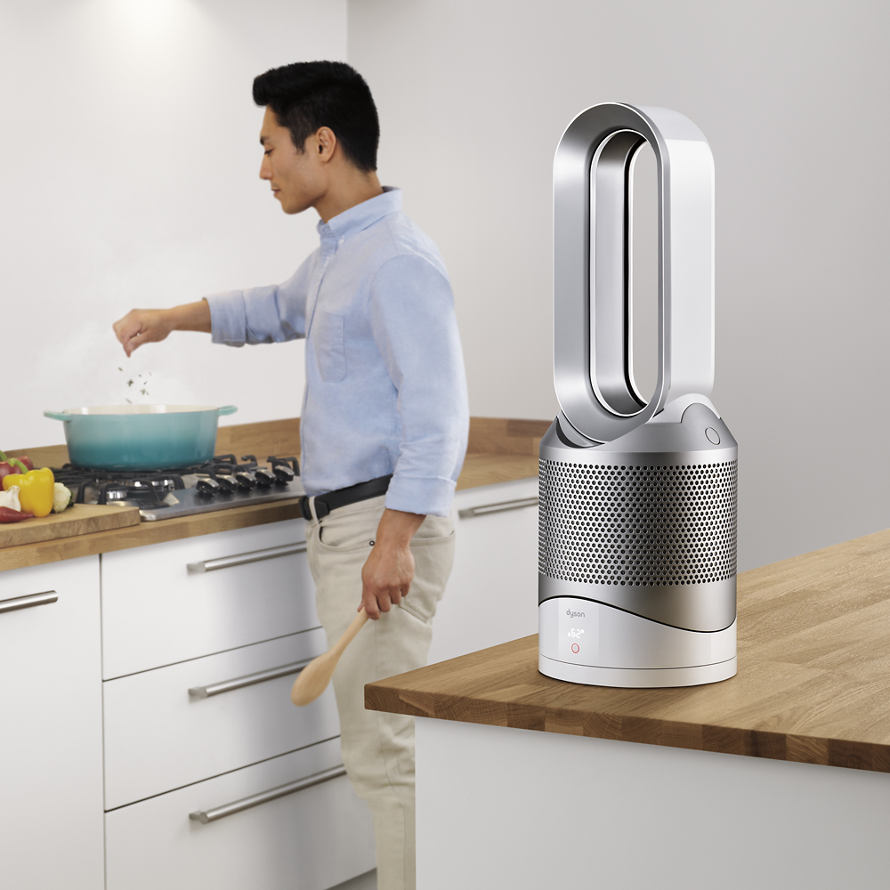 Best Buy: Dyson Pure Hot + Cool Link 400 Sq. Ft. Air serapportantà Dyson Pure Hot Cool White