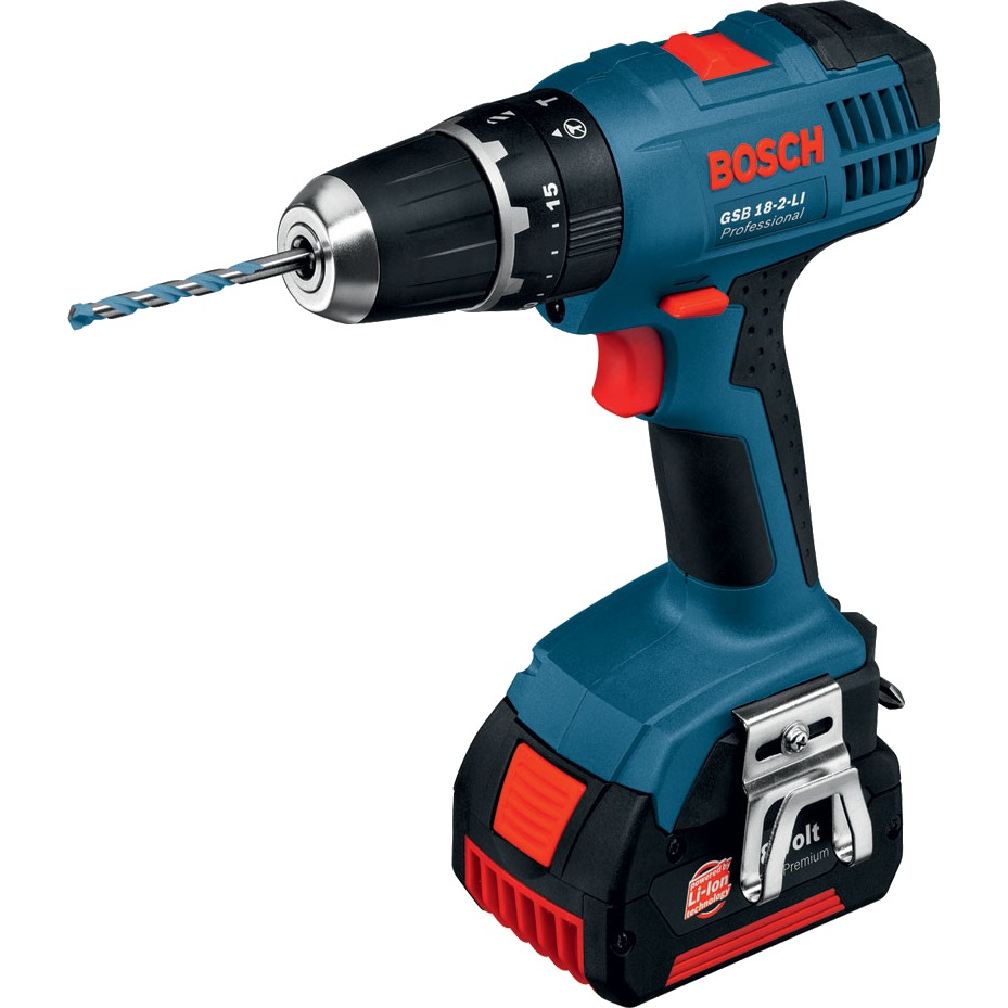 Bosch Gsb 18-2-Li Professional Cordless Impact Drill encequiconcerne Bosch Drill