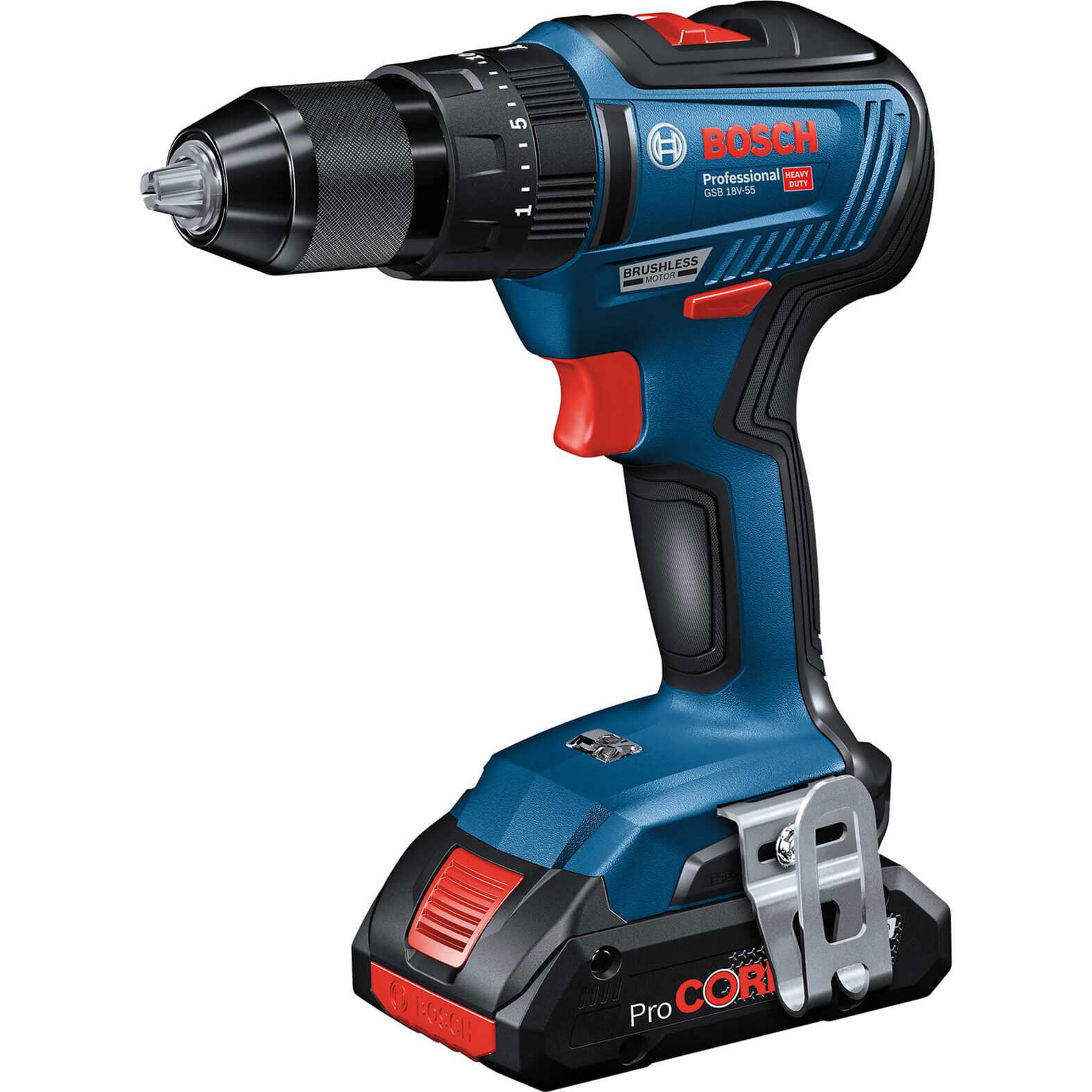 Bosch Gsb 18V-55 18V Cordless Brushless Combi Drill encequiconcerne Bosch Drill