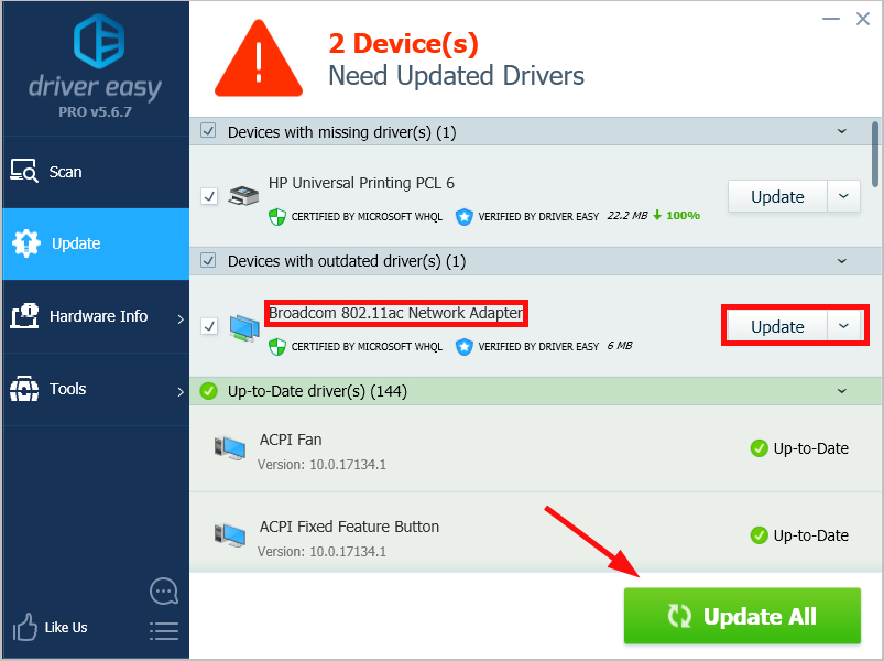 Broadcom 802.11Ac Network Adapter Driver Windows 10 tout Ethernet Drivers For Windows 10