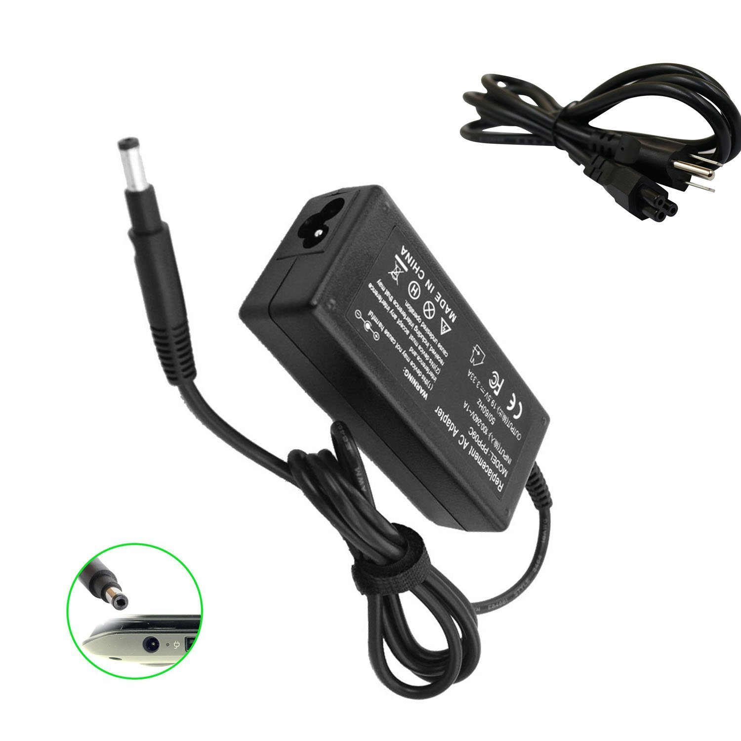 Buy Djw 19.5V 3.33A 65W Ac Adapter Laptop Charger For Hp avec Hp Pavilion Laptop Charger