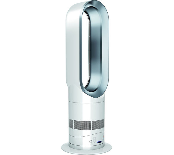 Buy Dyson Am05 Hot + Cool™ Fan Heater - White &amp;amp; Silver avec Am05 Fan Heater