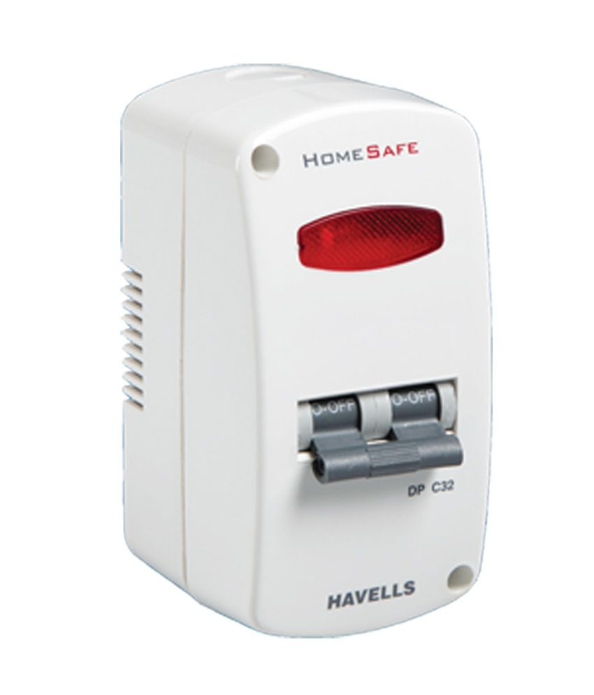 Buy Havells Home Safe 32A Dp &amp;#039;C&amp;#039; Mini Mcb Online At Low dedans Dp Mcb