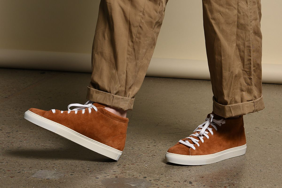 Caliroots &amp;amp; Diemme Drop A Luxurious Tanned Leather Sneaker dedans Caliroots