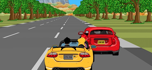 Car Rush pour Unity Webgl Player Car Games