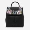 Charles &amp; Keith Black Front Flap Backpack | Handpainted tout Charles And Keith Bags