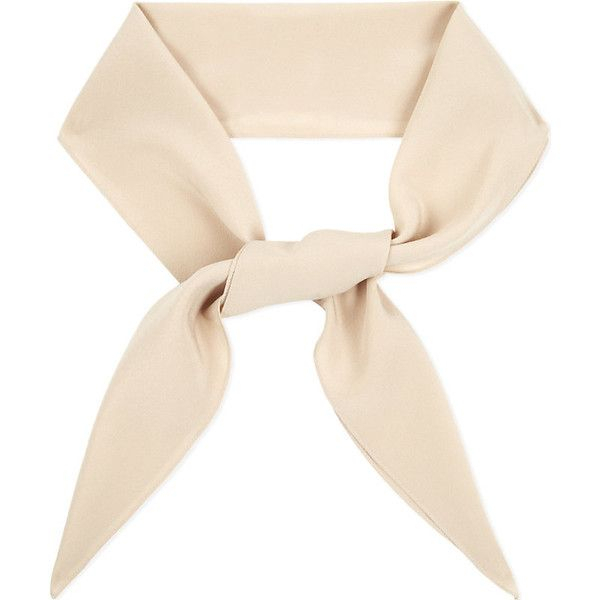 Chloe Crepe Silk Scarf ($120) Liked On Polyvore Featuring serapportantà Chloé Scarf