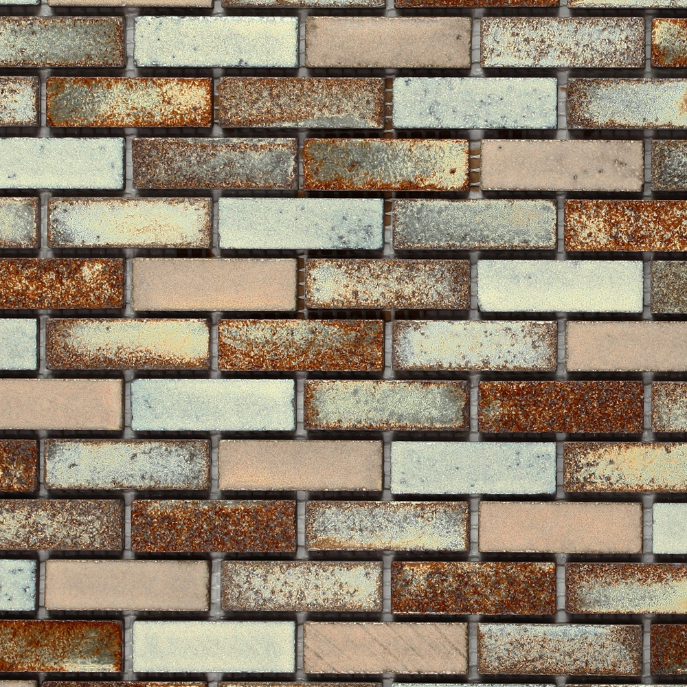 Classical Flagstones Zanzibar Small Brick Mosaic Tiles dedans Mosaic Tile Flooring