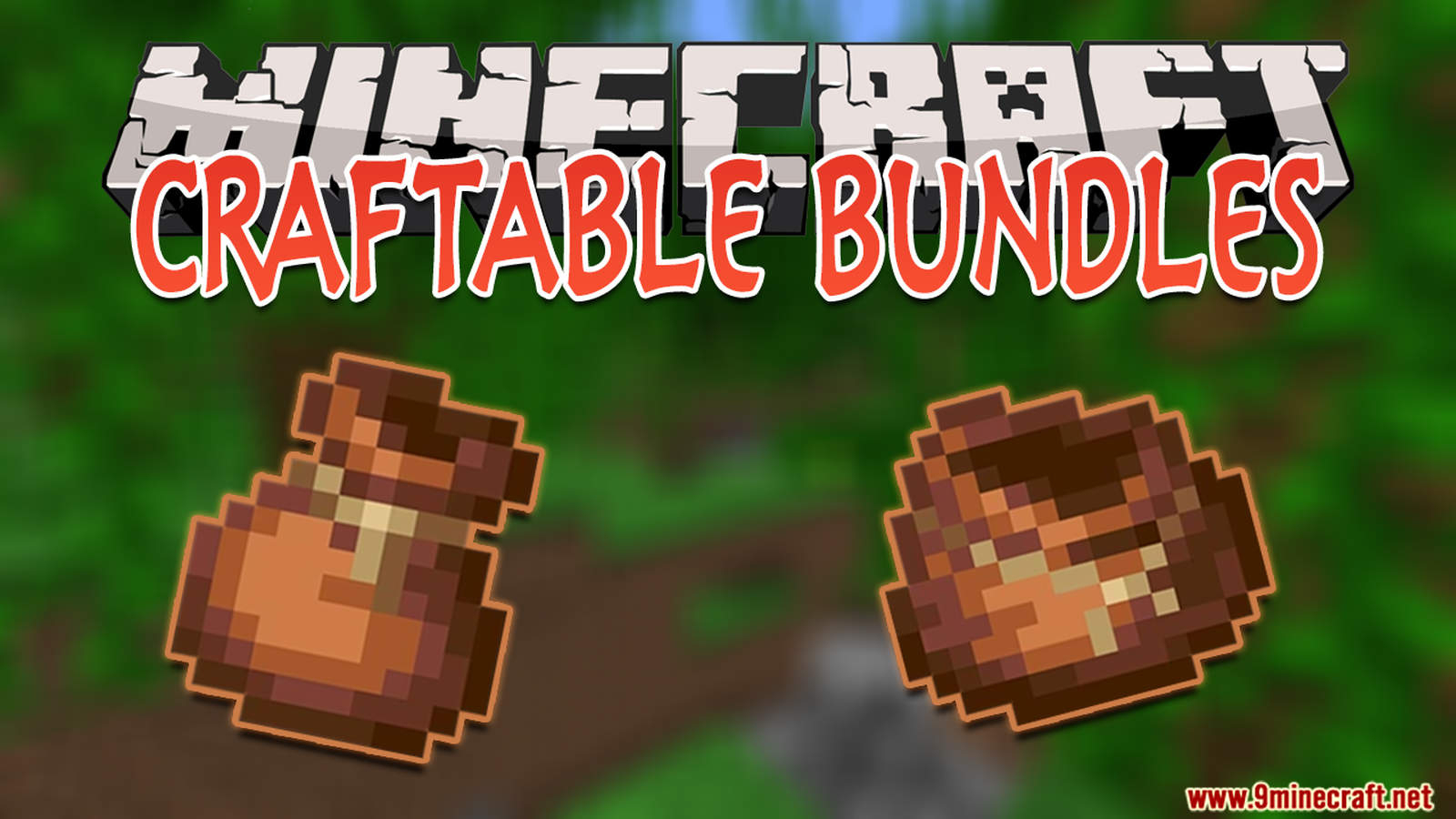 Craftable Bundles Data Pack 1.17.1 (Add A Crafting Recipe avec Minecraft Data Packs