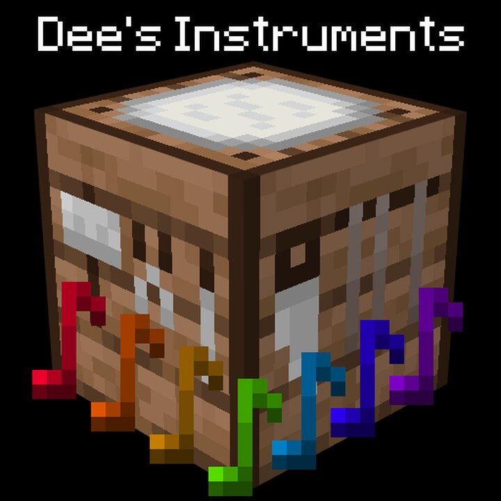 Dee&amp;#039;S Instruments (V0.1 Beta) Minecraft Data Pack avec Minecraft Data Packs