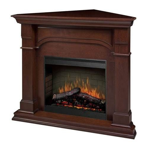 Dimplex Maestro Oxford Corner Electric Fireplace - Cherry encequiconcerne Dimplex Corner Fireplace