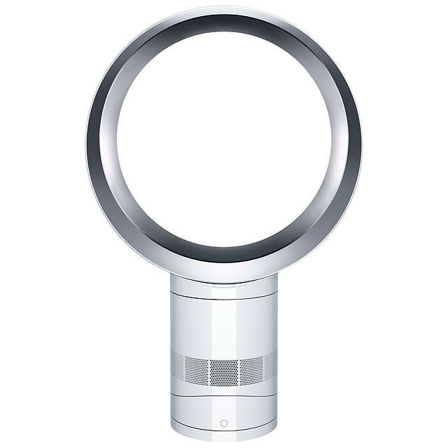 Dyson Cool™ Am06 Desk Fan, White | Desk Fan, Bladeless Fan à Dyson Desk Fan Silver