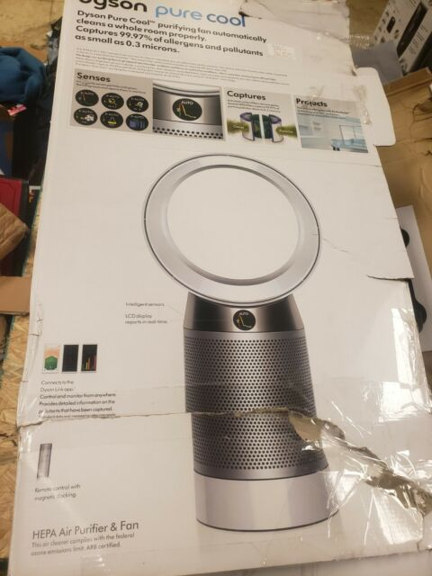 Dyson Dp01 Pure Cool Air Purifier &amp;amp; Desk Fan - White pour Dyson Pure Cool Desk Fan White