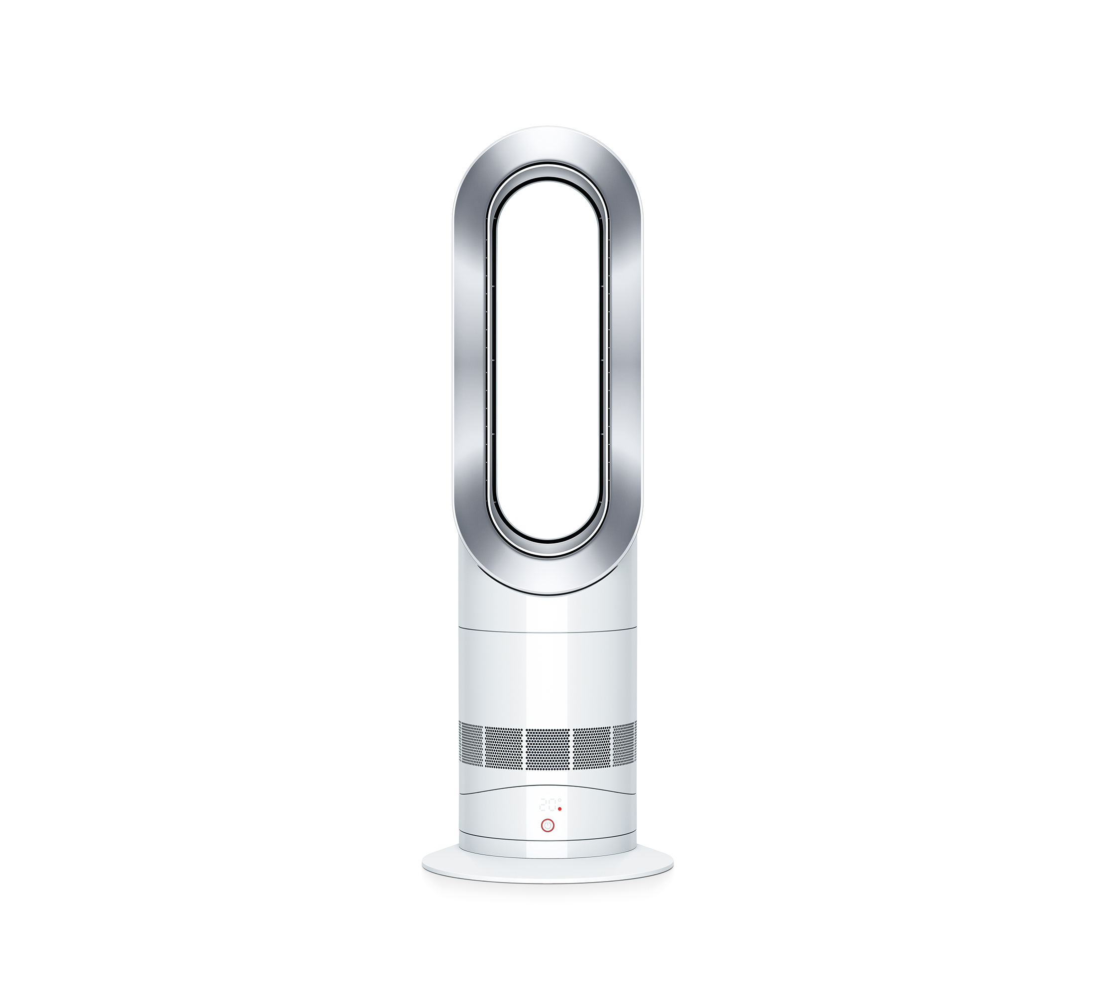 Dyson Hot + Cool Am09 White/Nickel Fan Heater tout Dyson Fan Heater Am09 Nickel