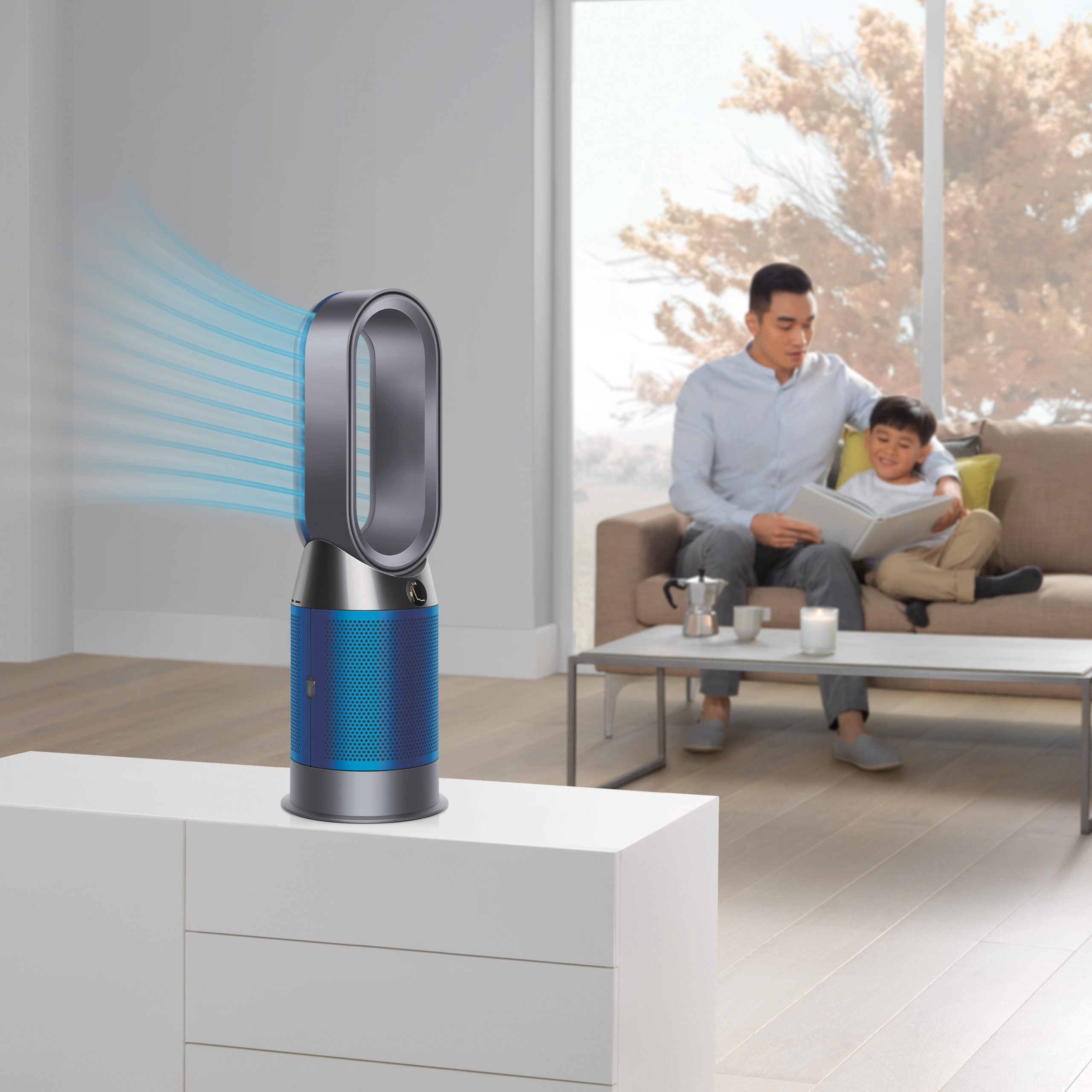 Dyson Hp04 Pure Hot + Cool™ Purifier, Heater &amp;amp; Fan | Ebay à Dyson Pure Hot Cool Air Purifier Silver