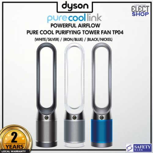 Dyson Pure Cool Purifying Tower Fan Tp04 (White/Silver à Dyson Pure Cool Silver