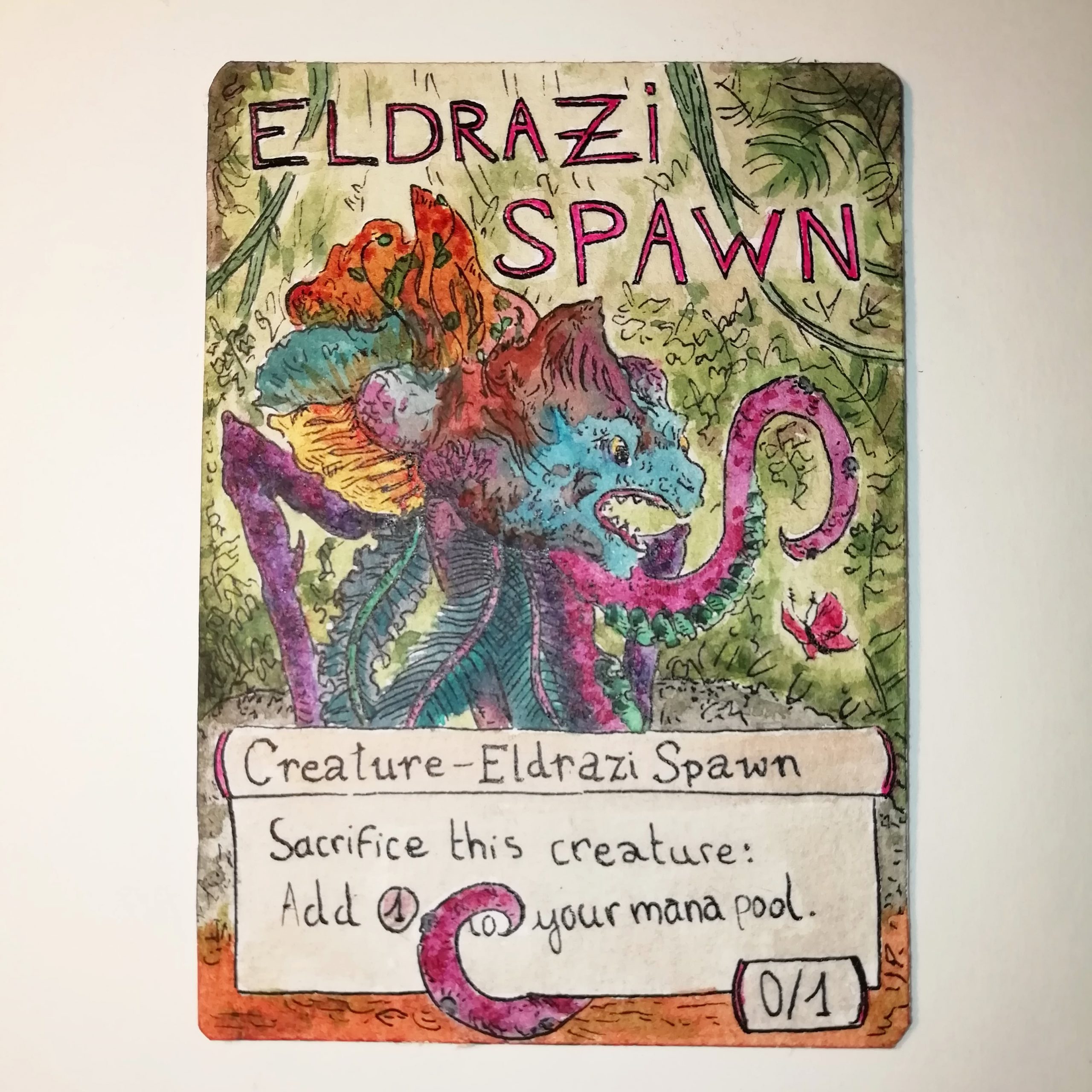 Eldrazi Spawn Token : Magictcg intérieur Eldrazi Spawn