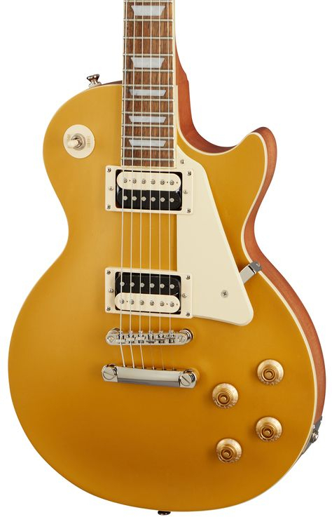 Epiphone Les Paul Classic In Worn Metallic Gold intérieur Andertons Music