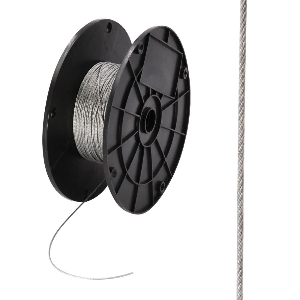 Everbilt 1/16 In. X 500 Ft. Galvanized Steel Uncoated Wire avec Home Depot Rope