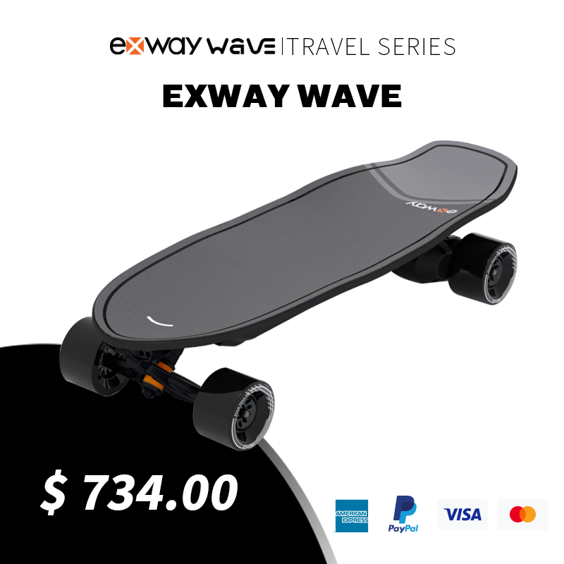 Exway Wave - Short Mini Intelligent Electric Skateboard destiné Exway