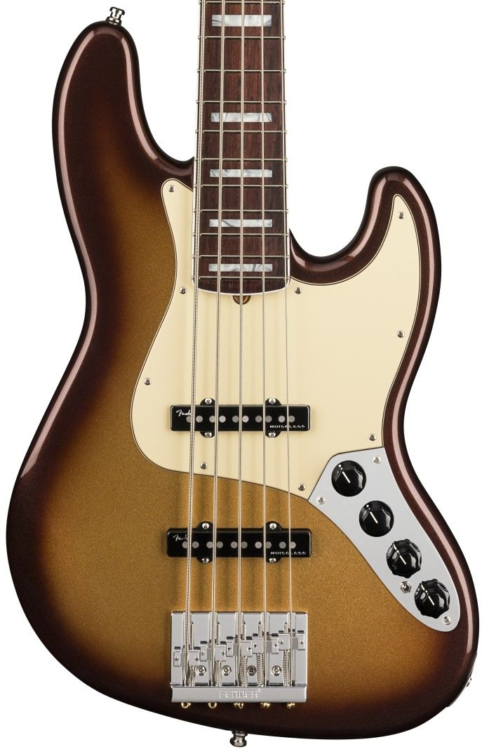 Fender American Ultra Jazz Bass V Rosewood Fingerboard In à Andertons Music