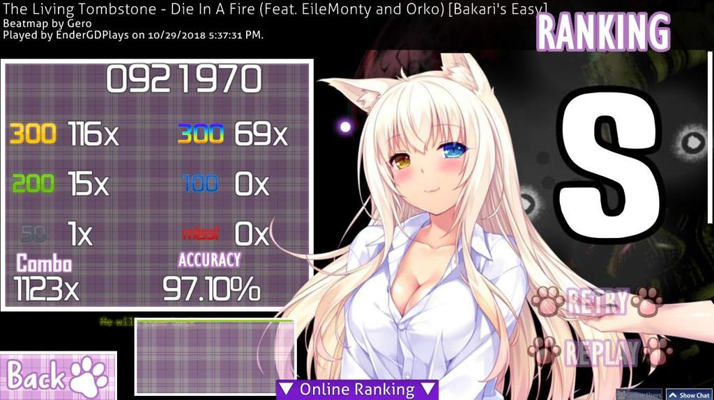 First Beatmap On Osu! Mania S Rank. | Osu! Amino à Osu Beatmaps